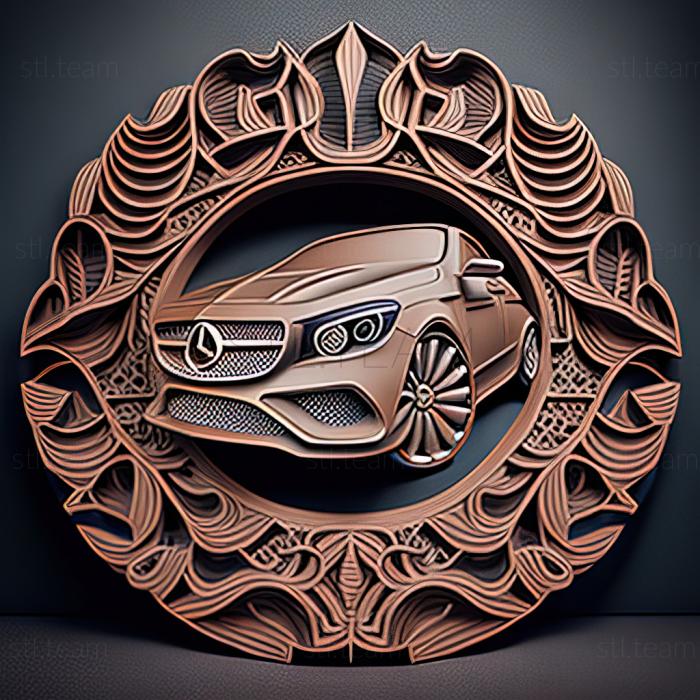 3D модель Mercedes Benz CLA (STL)